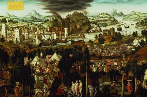 El Juicio de Paris y la Guerra de Troya, 1540